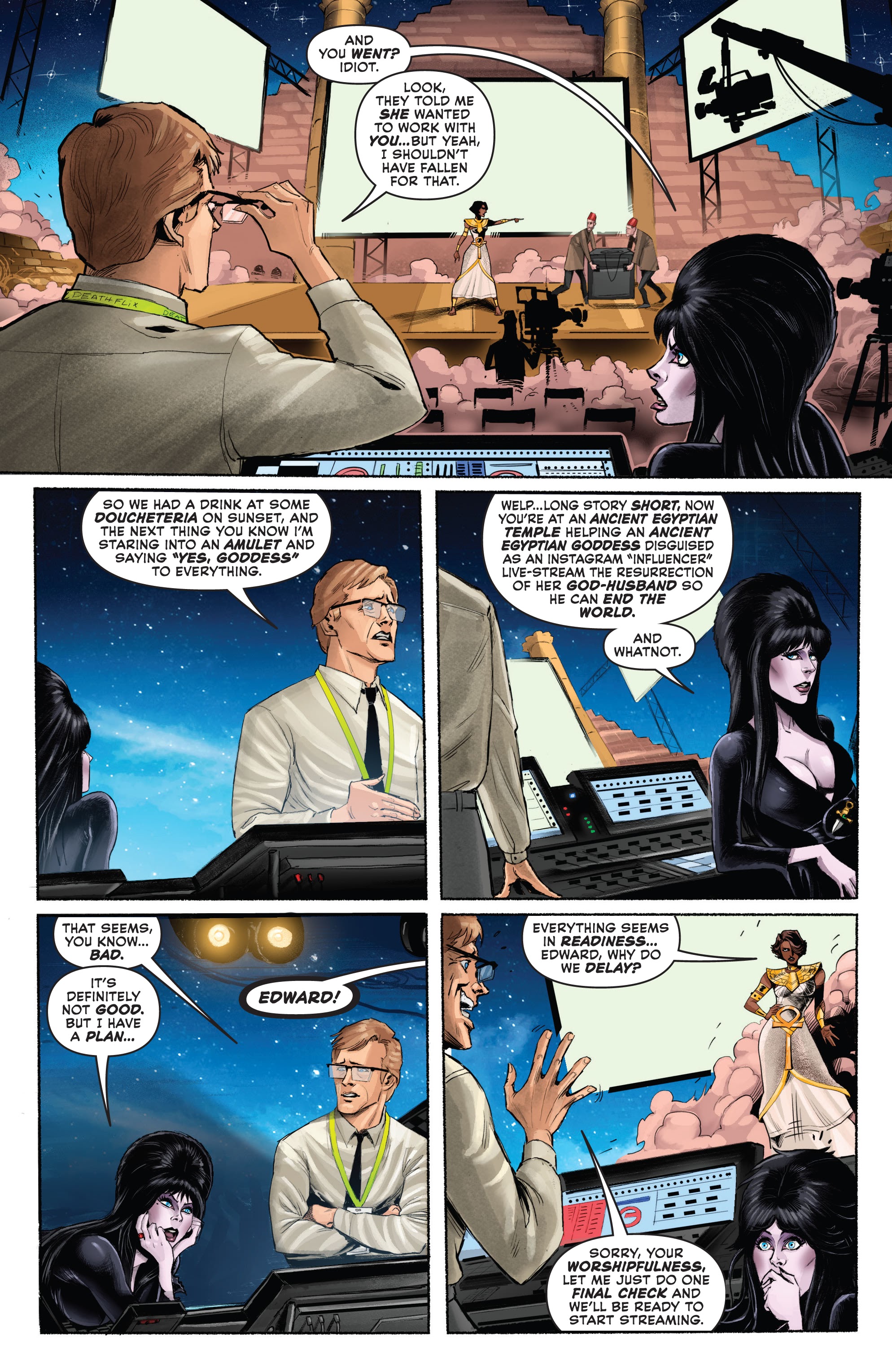Read online Elvira Meets Vincent Price comic -  Issue #4 - 12