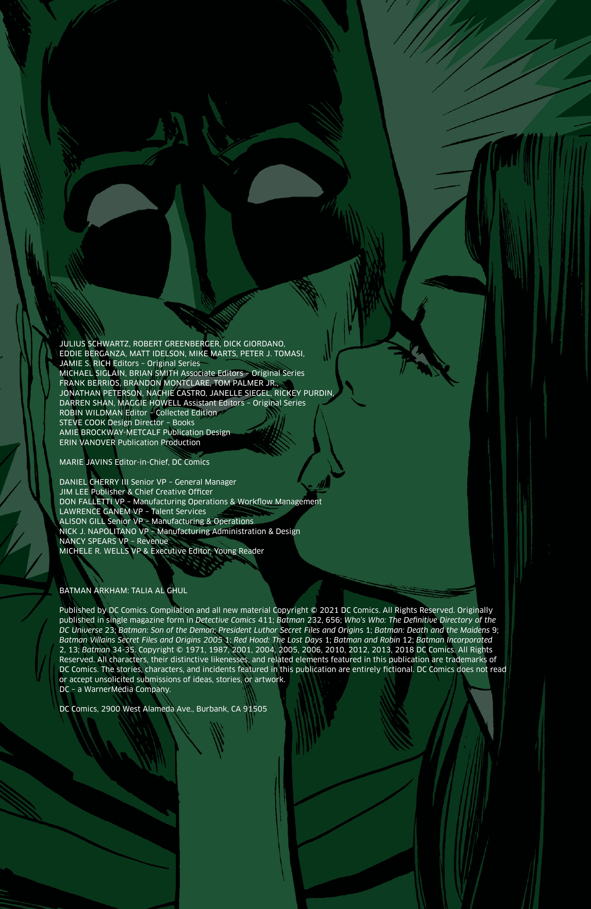 Read online Batman Arkham: Talia al Ghul comic -  Issue # TPB (Part 1) - 4