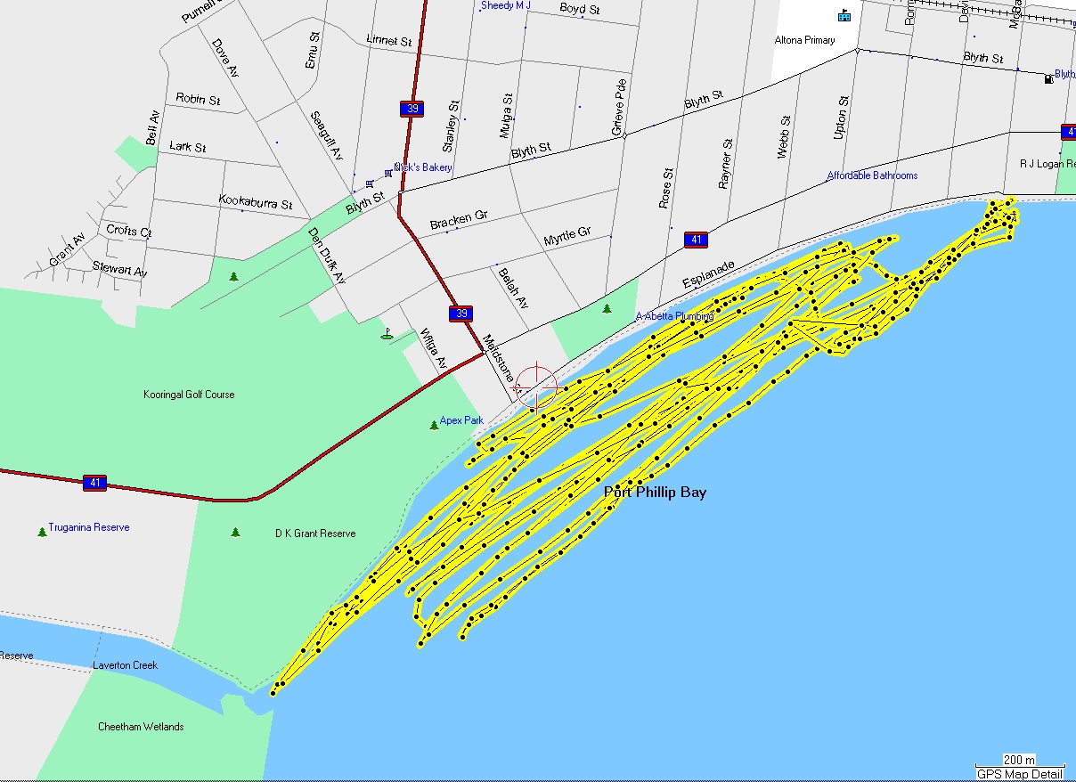 Peter's kitesurfing blog A personal speed record at Altona in the late