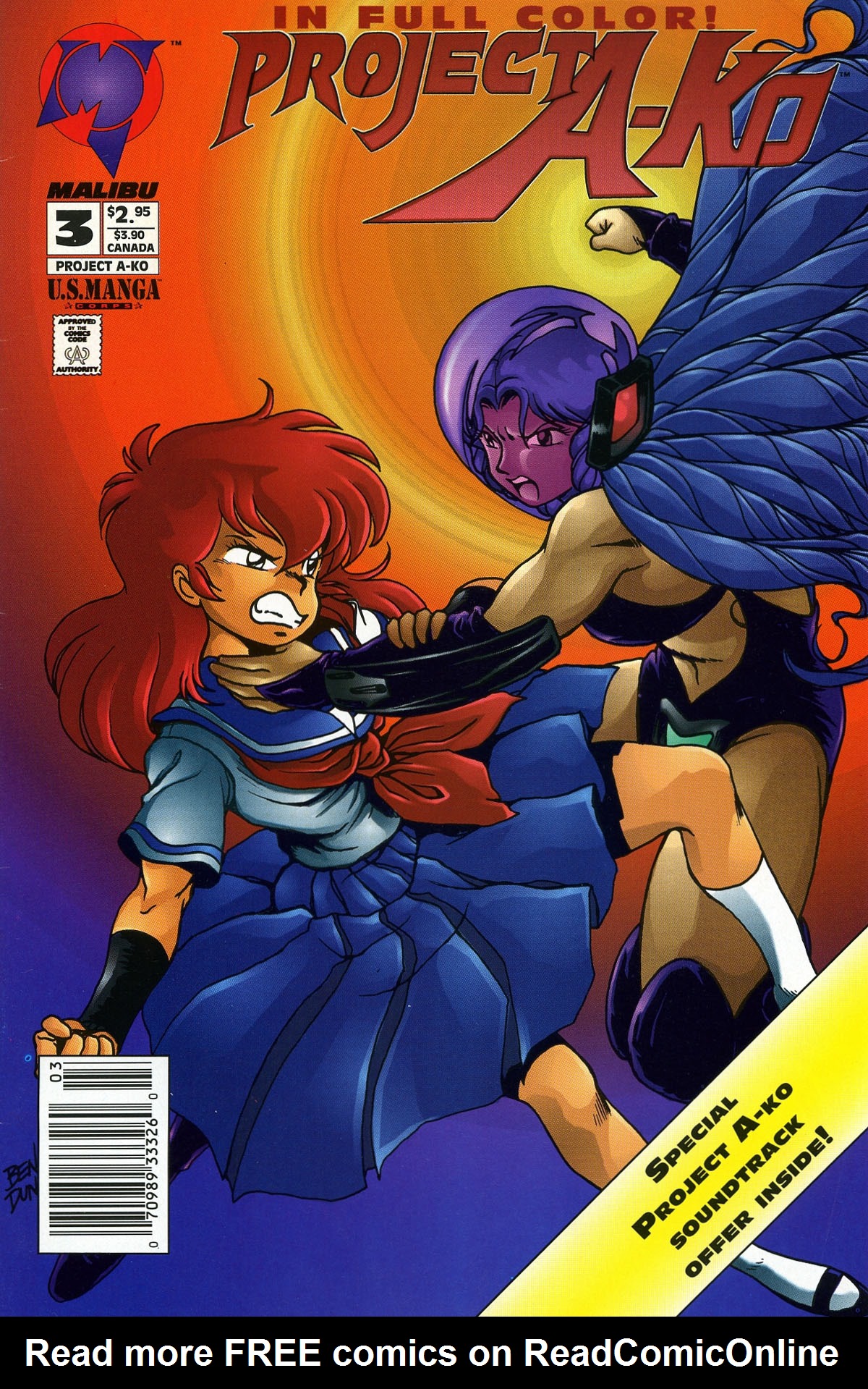 Read online Project A-Ko comic -  Issue #3 - 1
