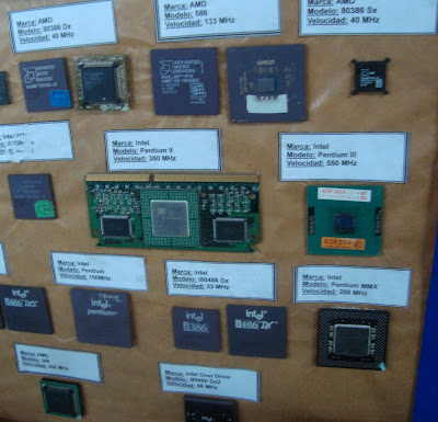 Imagen del Museo Informático Histórico en la ETyC 2010