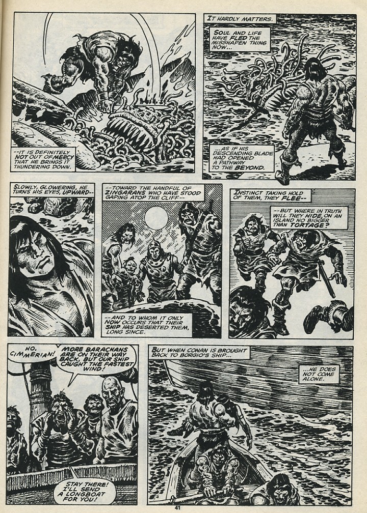 Read online The Savage Sword Of Conan comic -  Issue #199 - 43