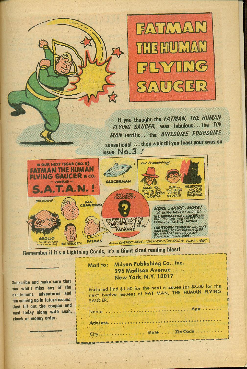 Read online Fatman, The Human Flying Saucer comic -  Issue #2 - 51