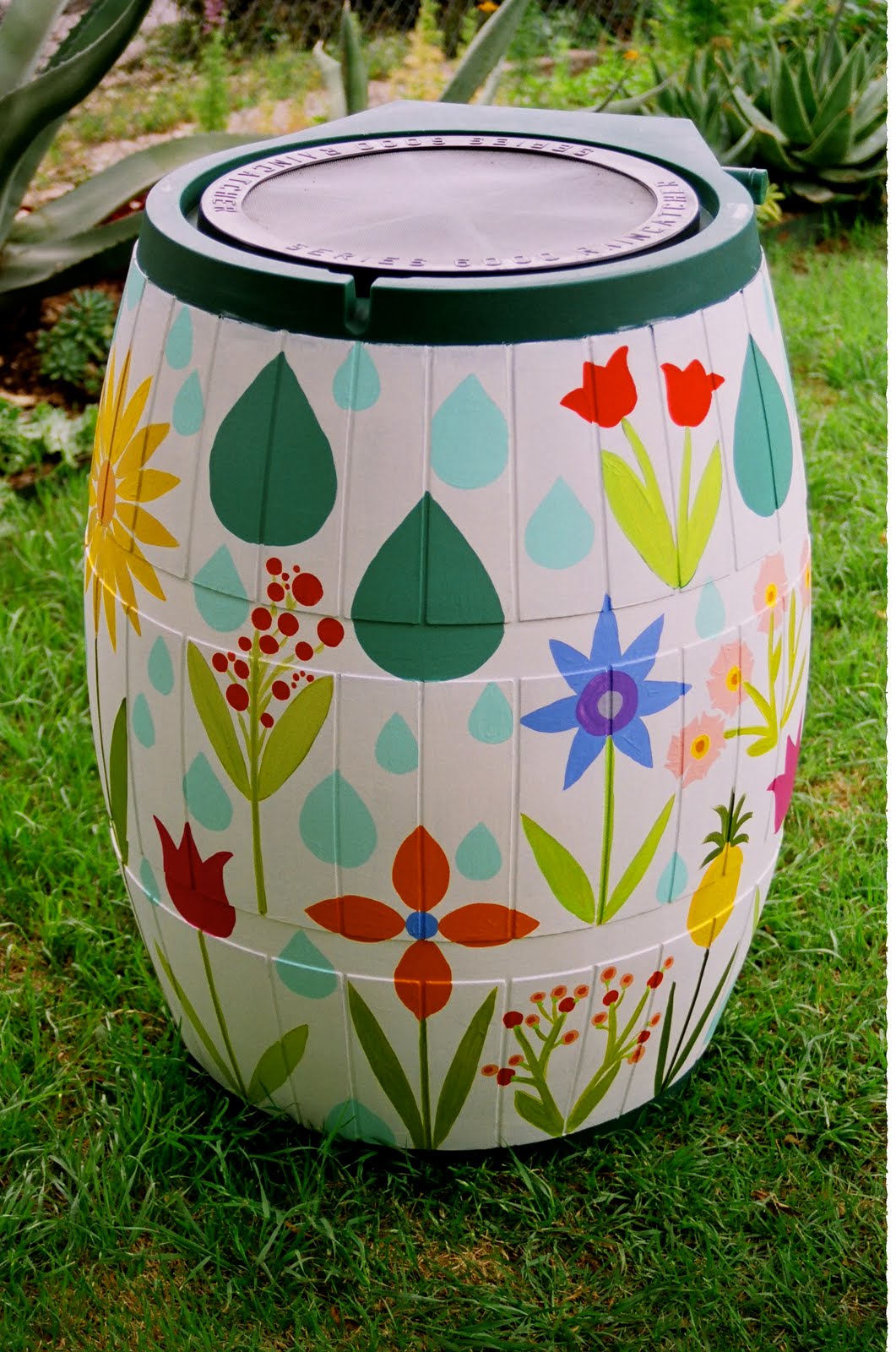 Rain Barrel for Rain Lily - Annie's Omnium, image size:1061x1600