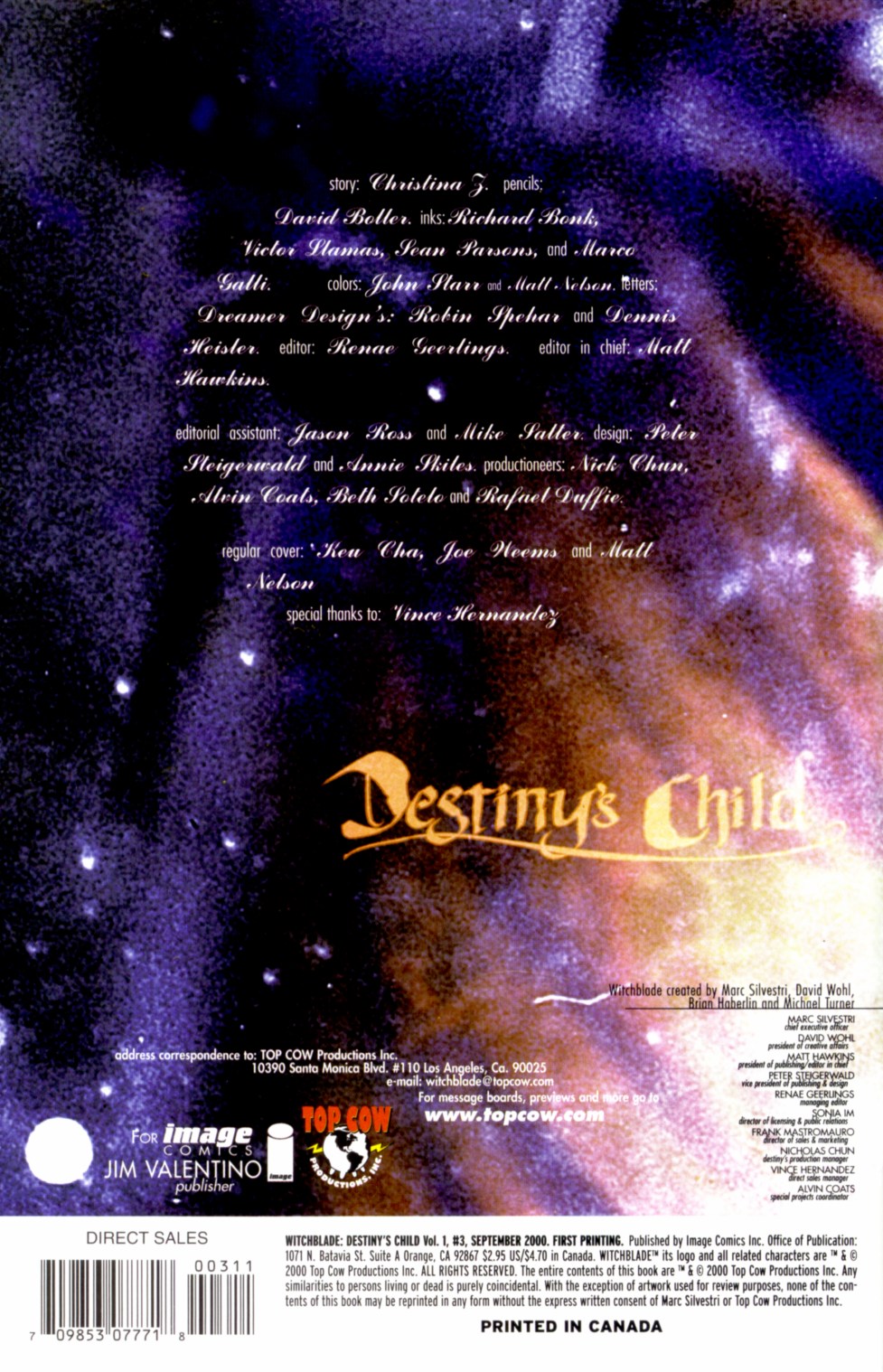 Read online Witchblade - Destiny's Child comic -  Issue #3 - 2