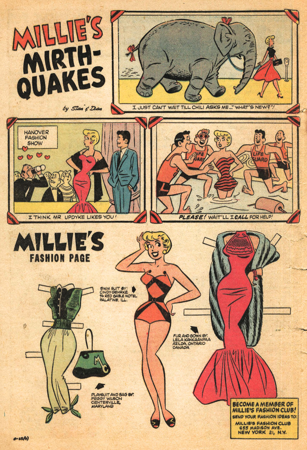 Read online Millie the Model comic -  Issue #82 - 8