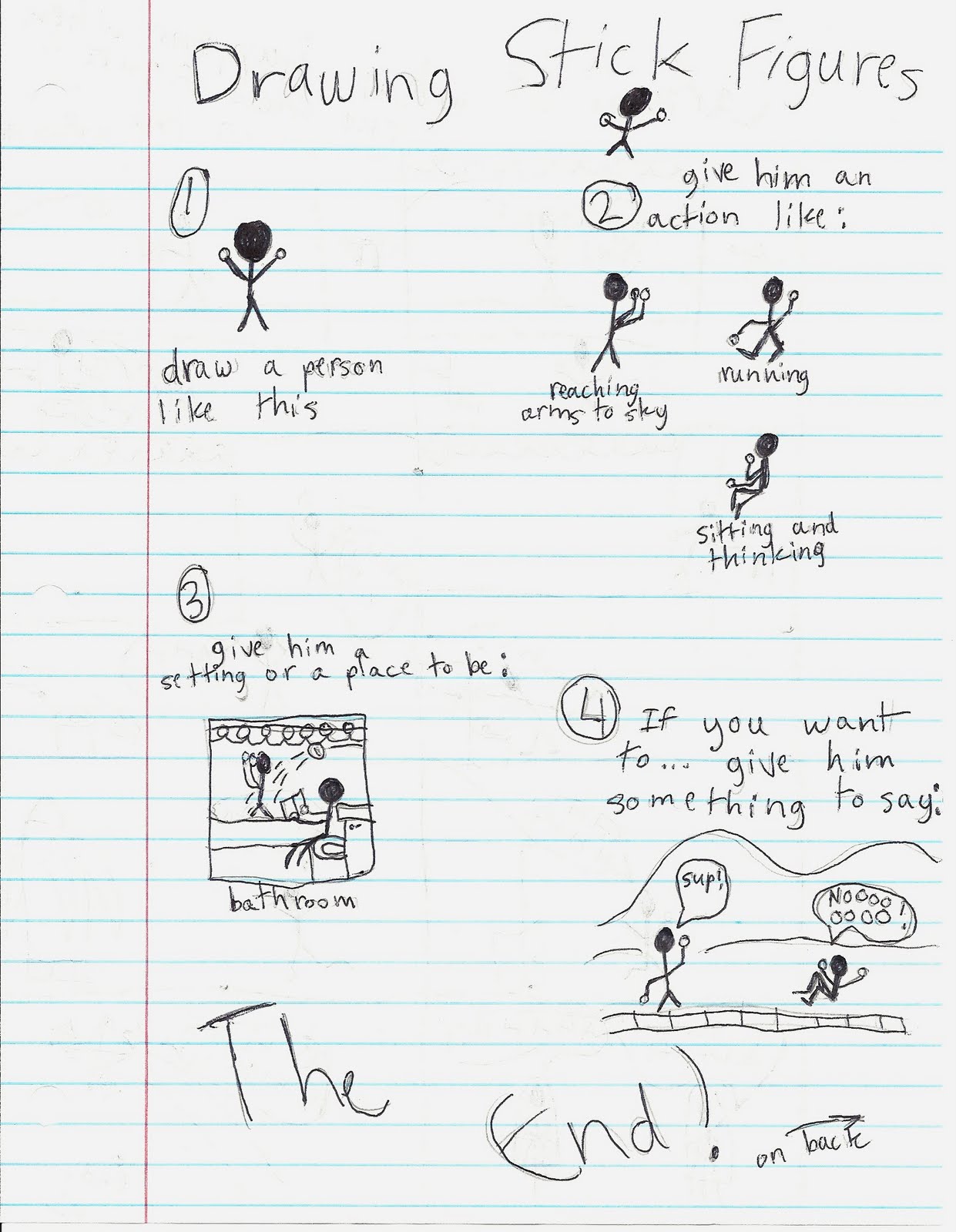 madoodle Drawing Stick Figures