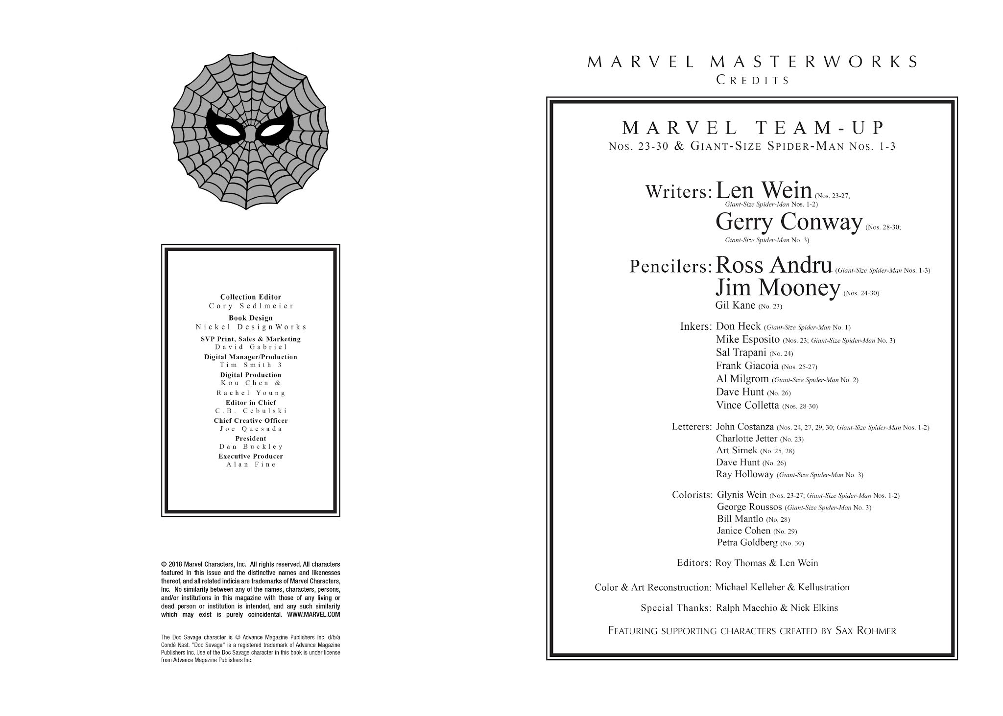 Read online Marvel Masterworks: Marvel Team-Up comic -  Issue # TPB 3 (Part 1) - 3