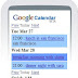 Calendar for mobile devices