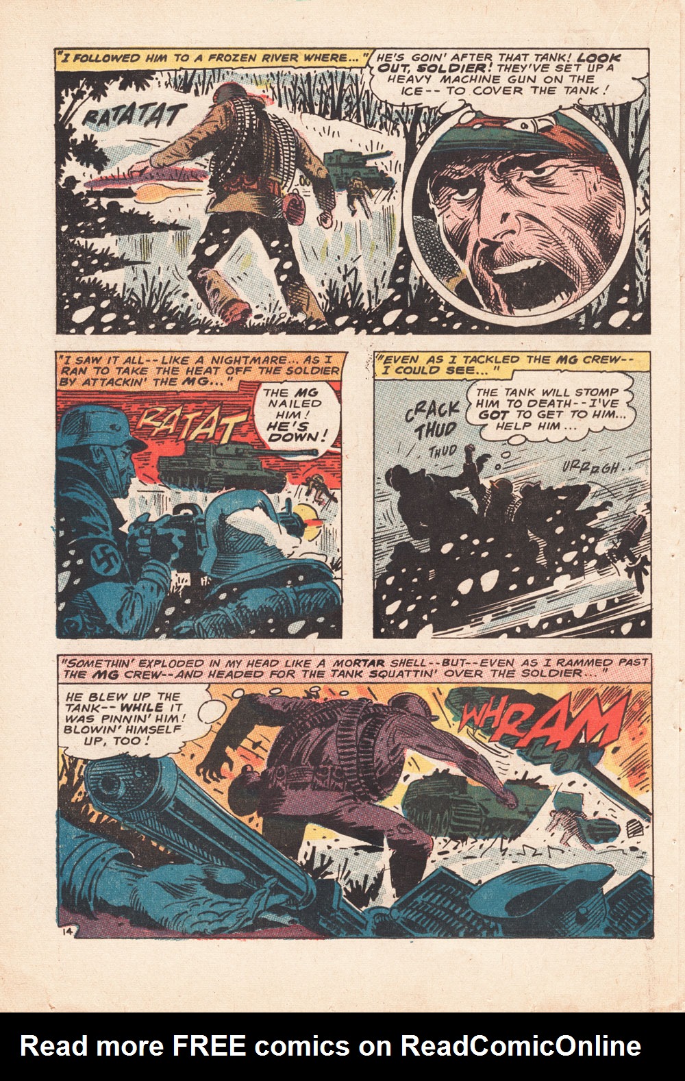 Read online Our Army at War (1952) comic -  Issue #168 - 20