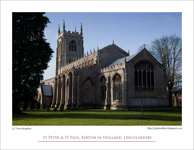 PhotoReflect The relocated tower of Kirton church