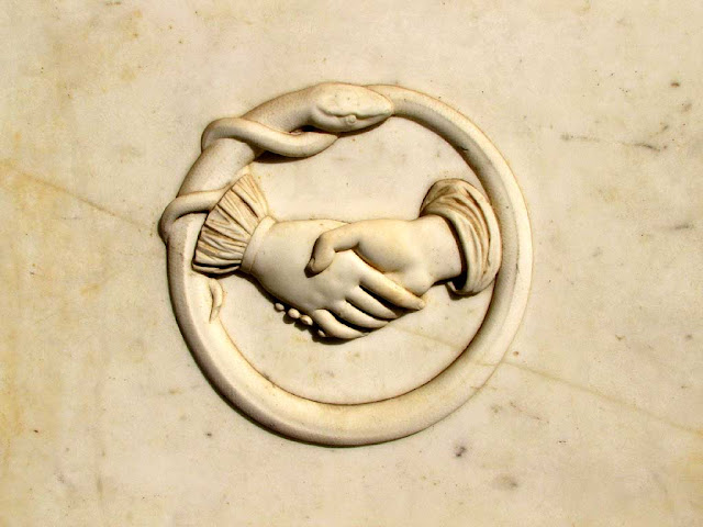 Snake bas-relief, Montenero, Livorno