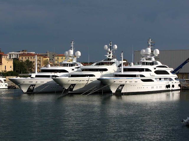 I Dynasty, Xanadu and Lady Lara, Benetti, Livorno