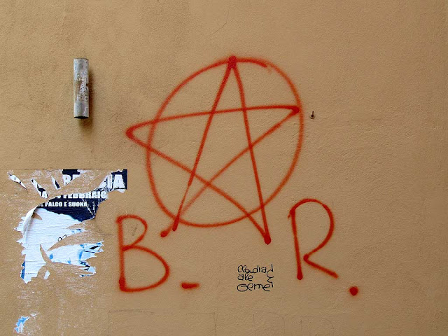 Red Brigades graffiti, Livorno