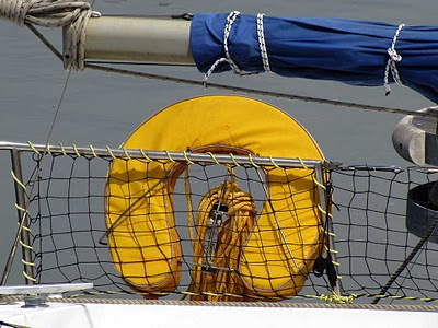 yellow lifejacket