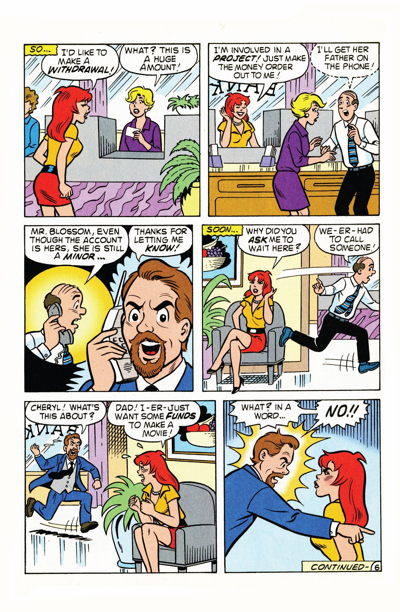 Read online Cheryl Blossom comic -  Issue #6 - 7