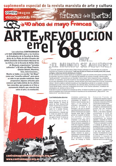 Suplemento especial de la Revista Marxista de Arte y Cultura “El Fantasma de la Libertad”