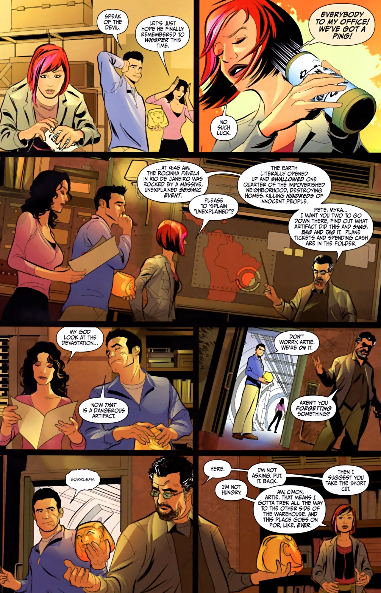 Read online Warehouse 13 comic -  Issue #1 - 6