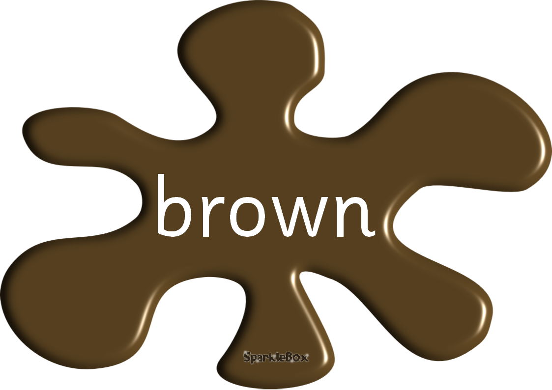 Brown's. Коричневая Клякса. Коричневый цвет для детей. Brown Color for Kids. Brown для детей.