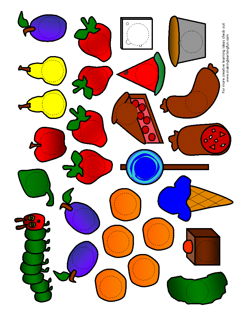 The Very Hungry Caterpillar Food Printables