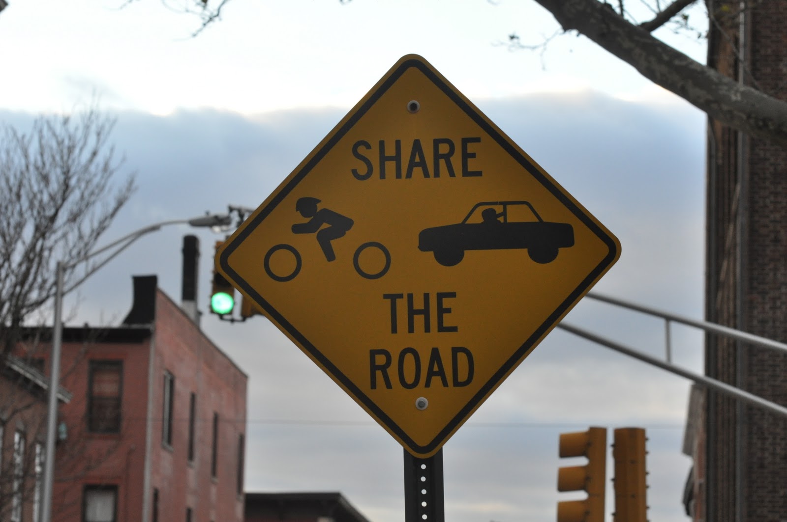 The Hoboken Journal Hoboken Photo of the Day Share the Road Sign