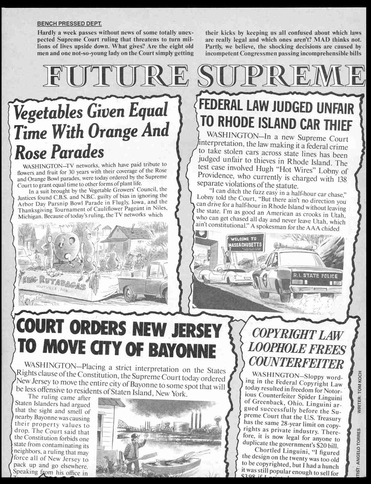 Read online MAD comic -  Issue #287 - 14