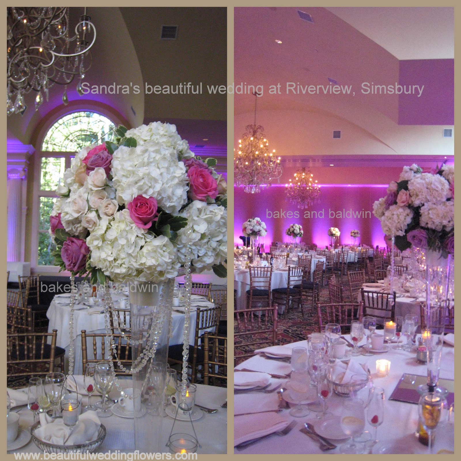 Bakes and Baldwin Floral Co. Ct.Wedding Florist Topiaries at The