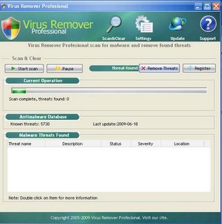 Fake antispyware software that should not be in your computer