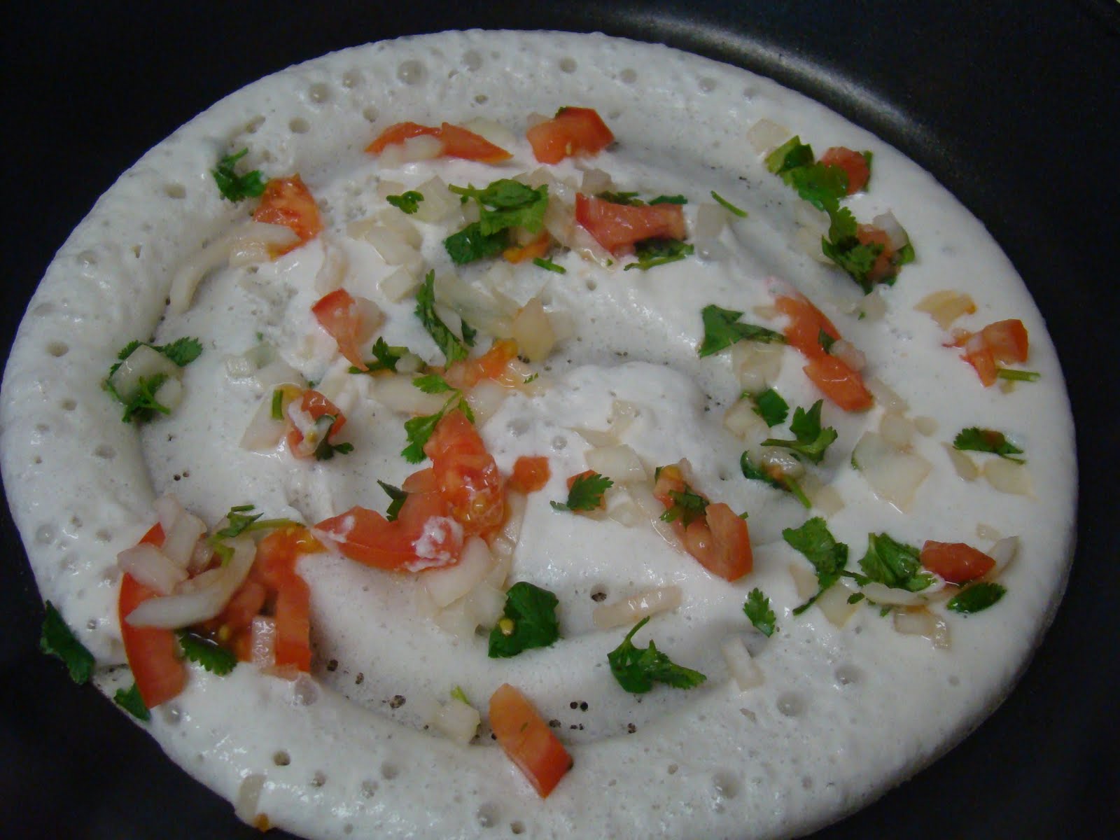 My Mantra Butter Dosa with tomato & onion
