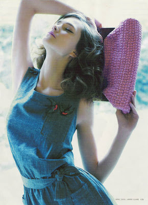 Olga Serova Hot Photoshoot for Marie Claire Magazine - April 2009