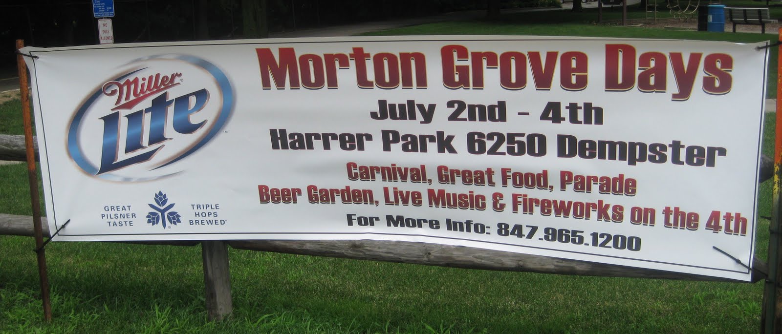 Marathon Pundit Morton Grove Days coming