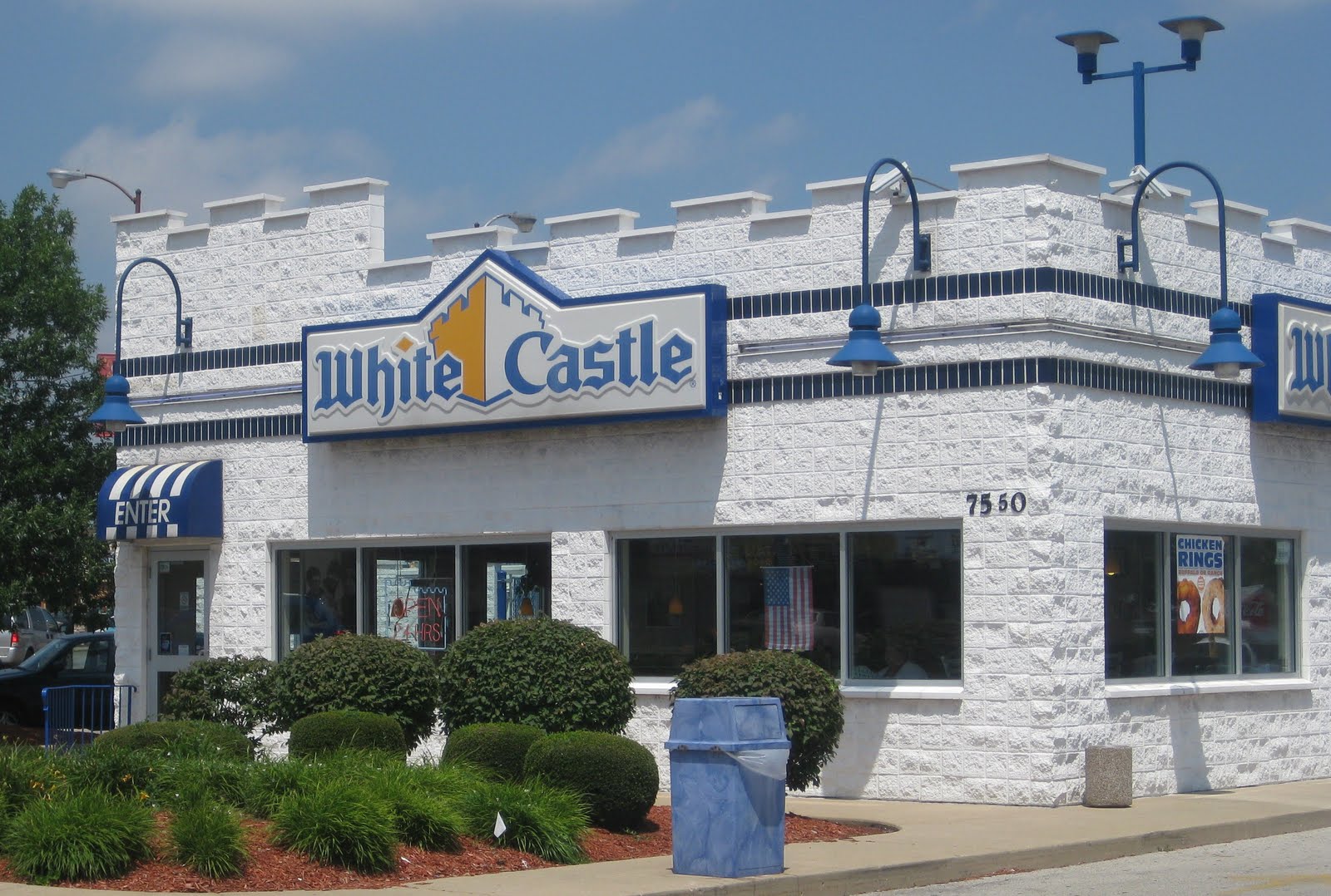 Читать белый замок. White Castle 1921. Замок White Castle. Закусочная белый замок. Белый замок фаст фуд