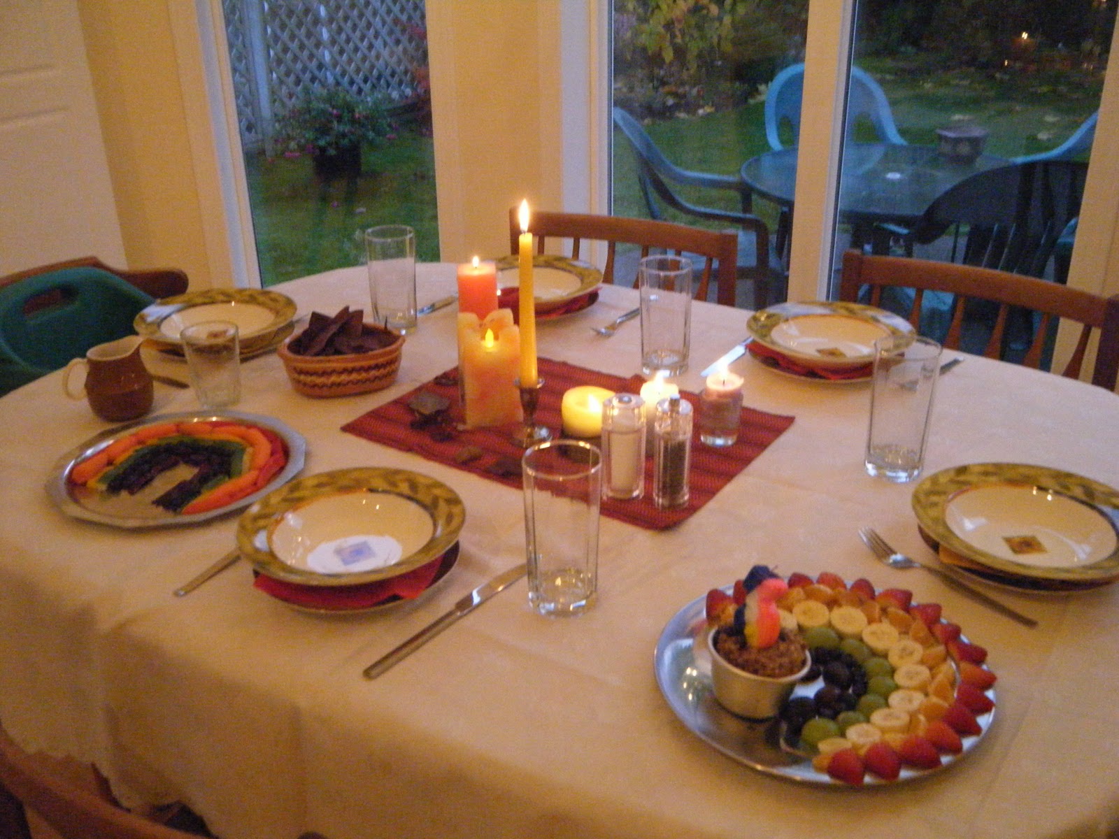 Montessori Beginnings Rainbow Birthday Meal