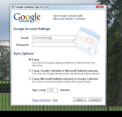 Google Sync Calendario ahora funciona con Outlook 2010 