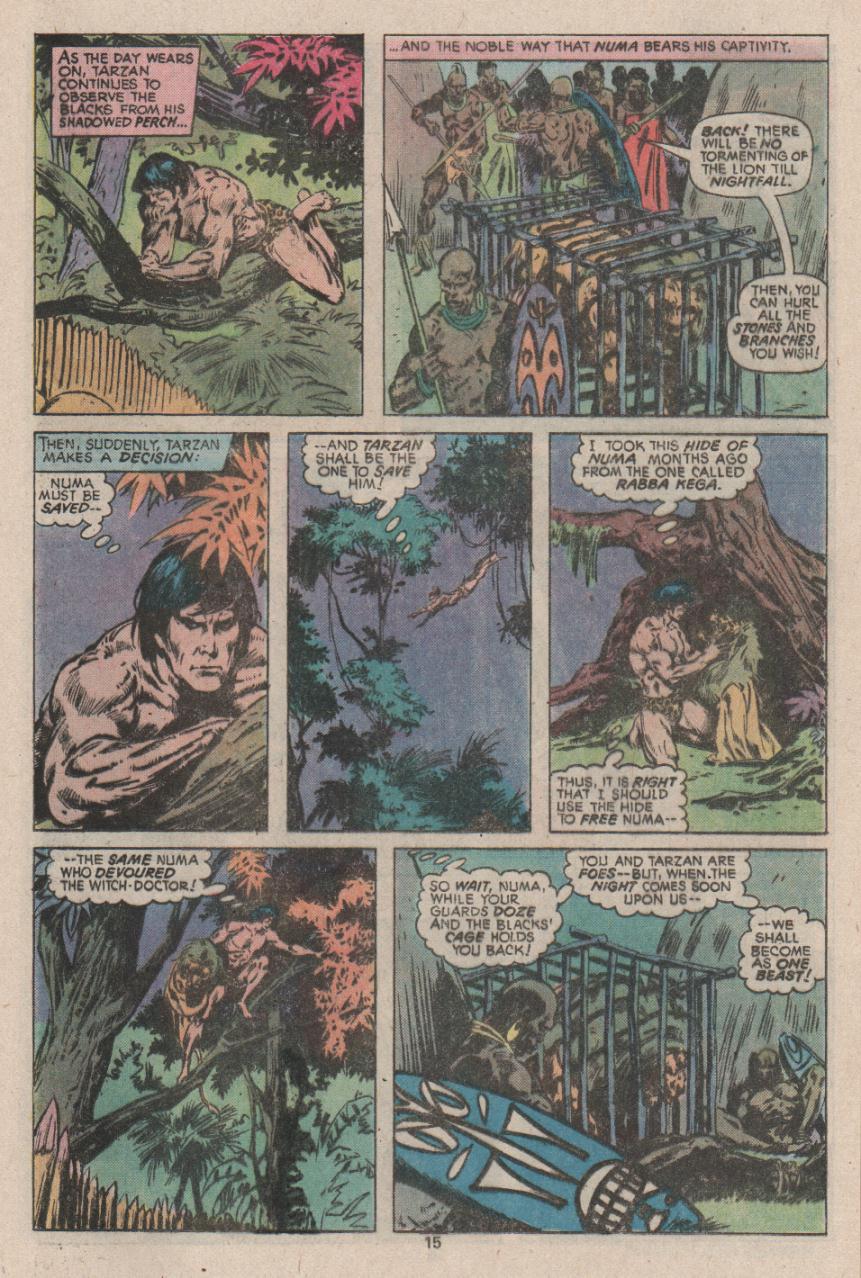 Read online Tarzan (1977) comic -  Issue #13 - 10