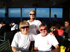 Patty, Me and Tom before the Onboard Cancer Walk
