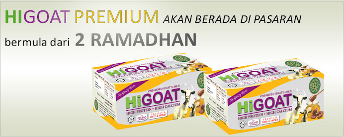 Hi-Goat PREMIUM : Susu Kambing + Madu Lebah + Isian Kurma = Khasiat Berganda