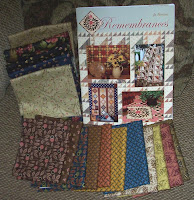 Remembrances book and fabric pieces from Coventry line