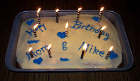 birthday cake for Mike and me
