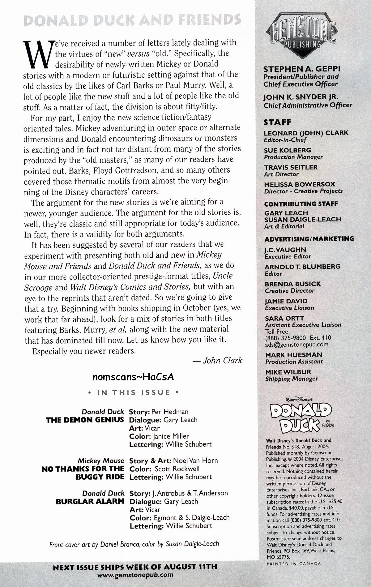 Read online Walt Disney's Donald Duck and Friends comic -  Issue #318 - 2