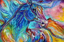 pastel horse paintings painting fine baldwin marcia abstract pony painted daily oil famous easy drawings artists drawing canvas pastels horses