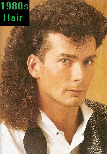 And here's a beautiful, big 1980s mullet. Smart gent. In 1984, I ...