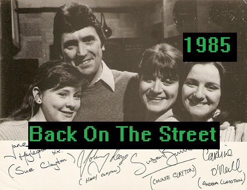Coronation Street Back On The Street The Claytons Of No 11 Coronation Street Harry Connie Sue And Andrea What Went Wrong