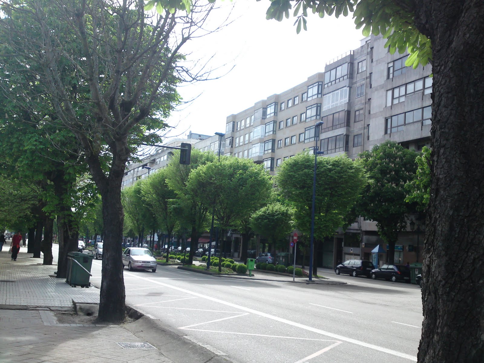 el ojo de vigo La Plaza de España y la Gran Vía de Vigo