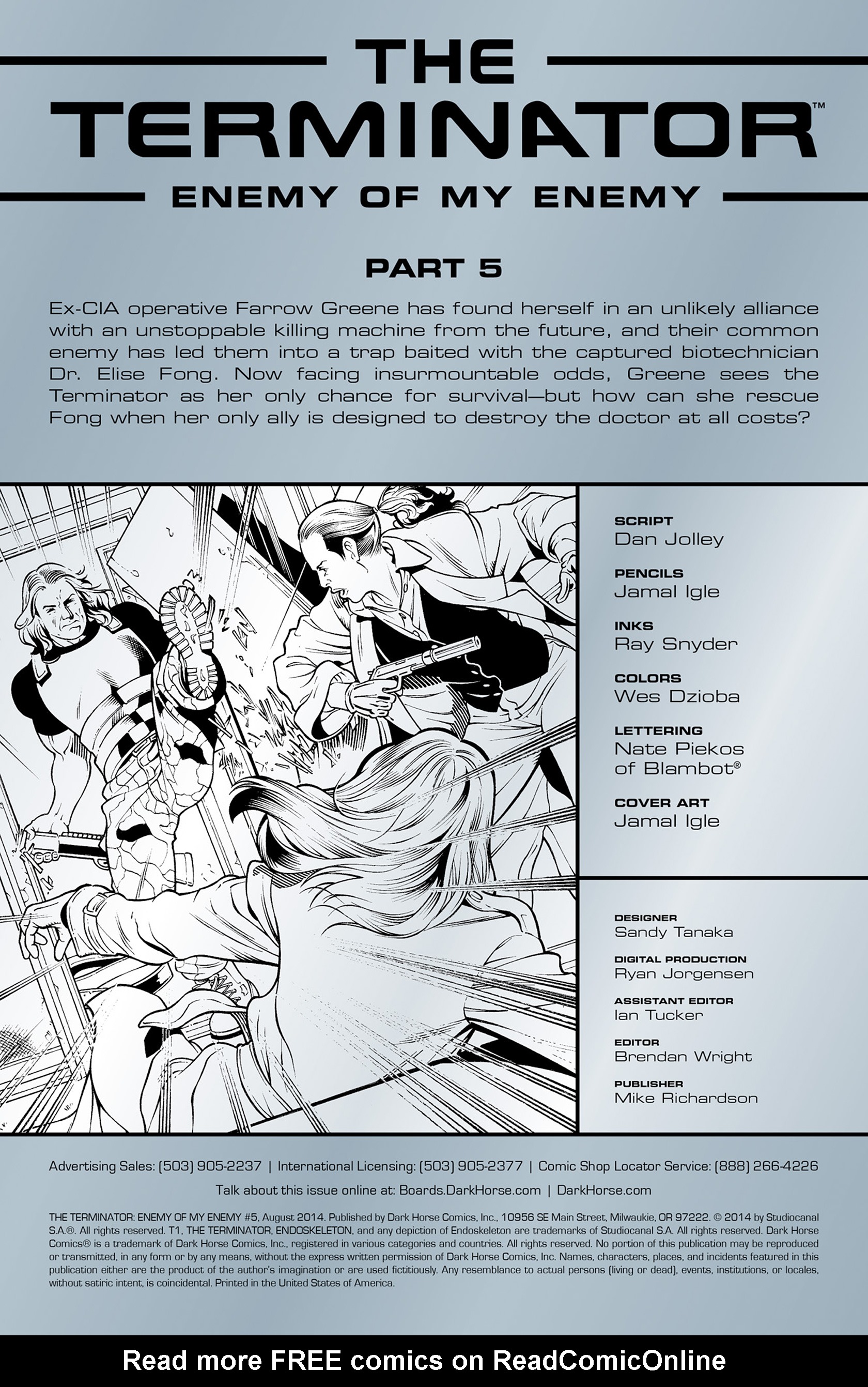 Read online The Terminator: Enemy of My Enemy comic -  Issue #5 - 2
