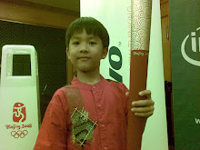 Clay and Olympic Torch
