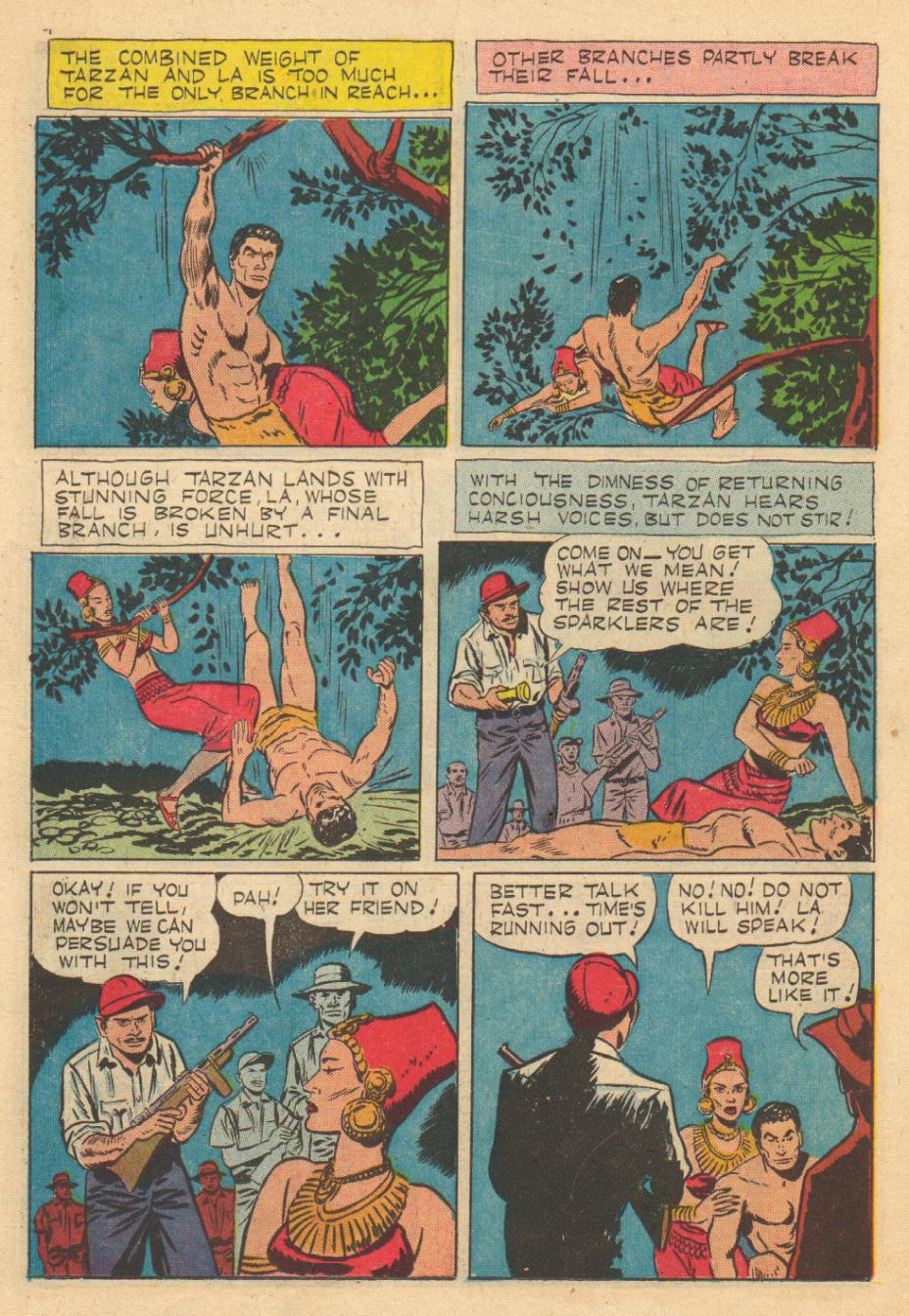 Read online Tarzan (1948) comic -  Issue #82 - 11