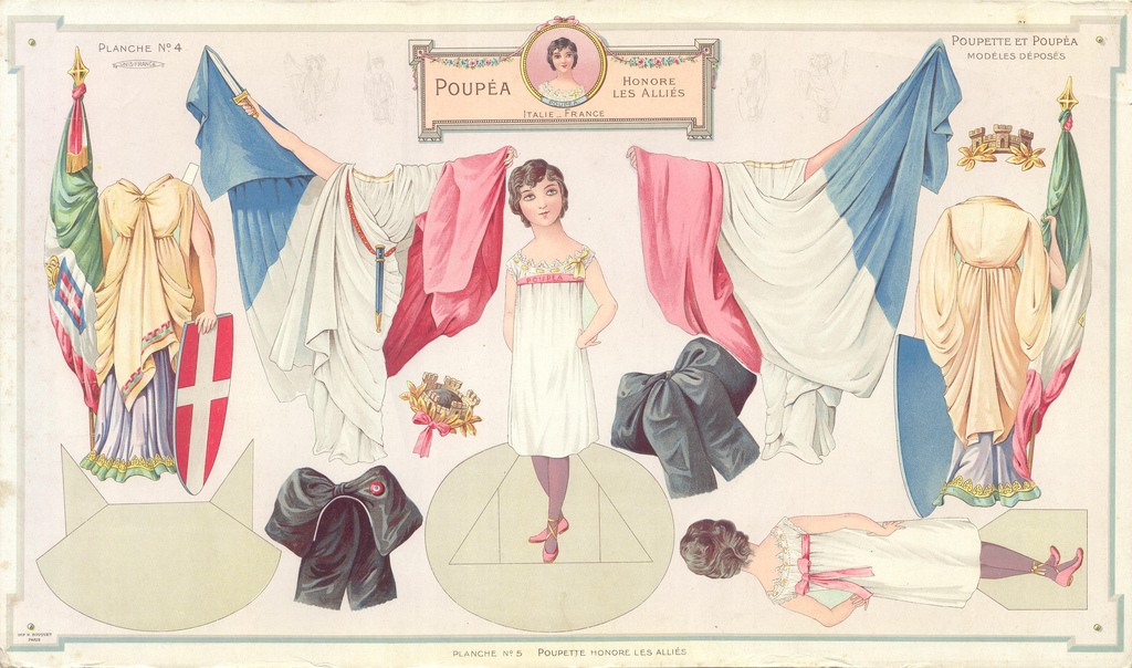 The Paper Collector World War I paper dolls