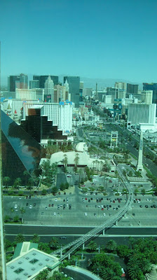 View from the top of Mandalay Bay; Four Seasons Hotel