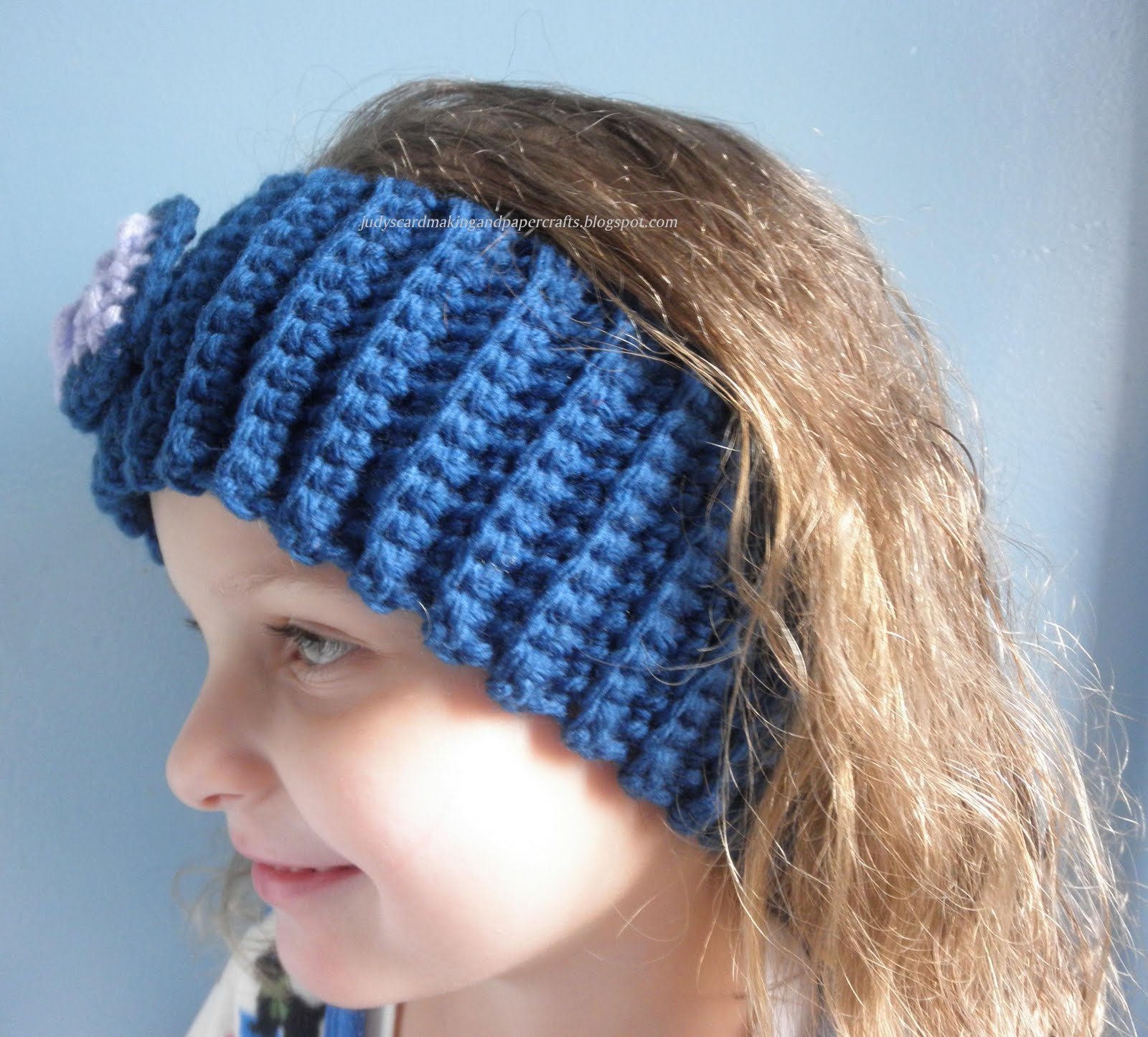 Judy's Handmade Creations: Crocheted headband!